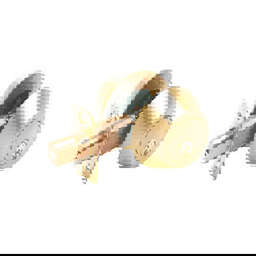 Deadbolts; Deadbolt Type: Double Cylinder ; Key Type: Keyed Alike ; Mount Type: Through Hole ; Material: Steel ; Minimum Door Thickness: 1.375in ; Maximum Door Thickness: 1.75in