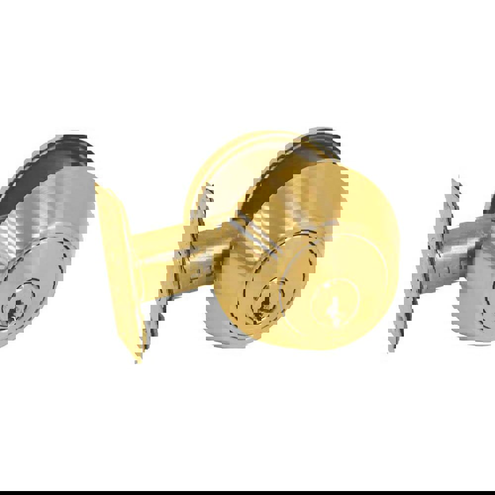 Deadbolts; Deadbolt Type: Single Cylinder ; Key Type: Keyed Alike ; Mount Type: Through Hole ; Material: Steel ; Minimum Door Thickness: 1.375in ; Maximum Door Thickness: 1.75in