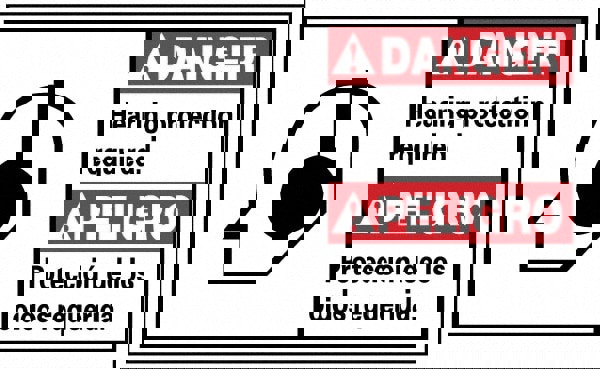 Security & Admittance Sign: Rectangle, 