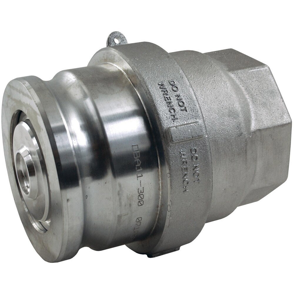 Reusable Hose Fittings; Type: Adapter ; Thread Size: 2 in ; Material: Stainless Steel ; Thread Standard: NPT ; Connection Type: Threaded ; UNSPSC Code: 40141734