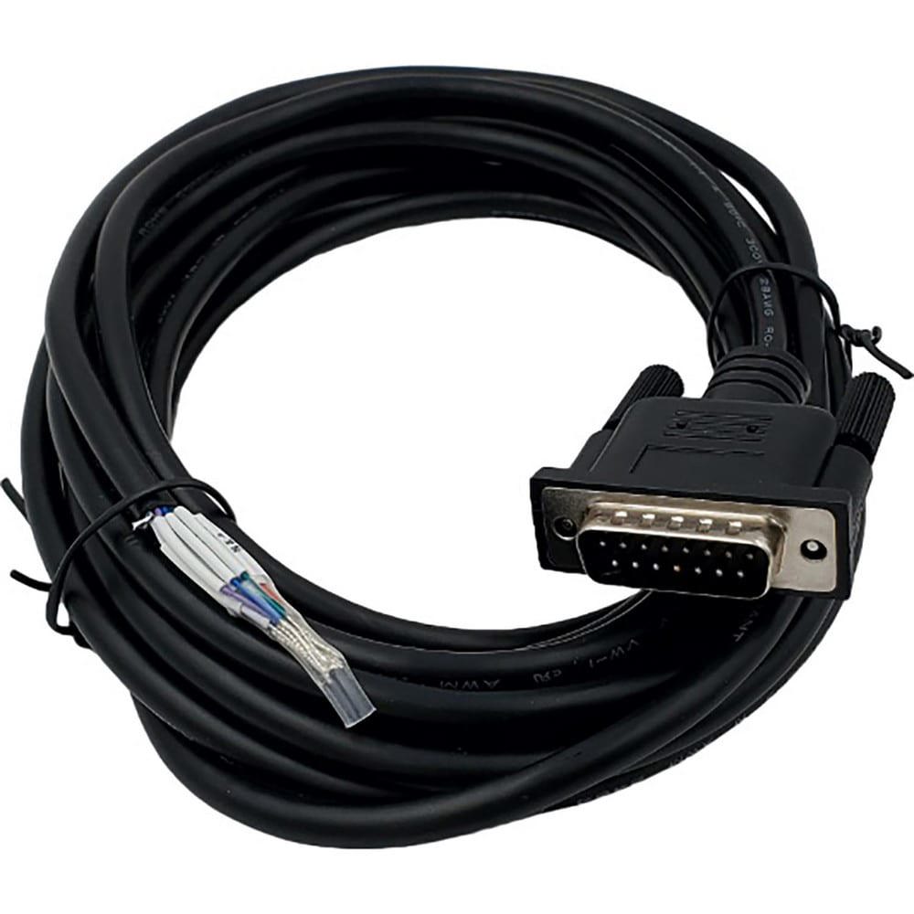 Computer Cable; Cable Type: Computer Cable; Data Cable ; Overall Length (Feet): 15 ; Connection Type: Serial Connector ; Overall Length: 15.00 ; Gender: Male ; Color: Black