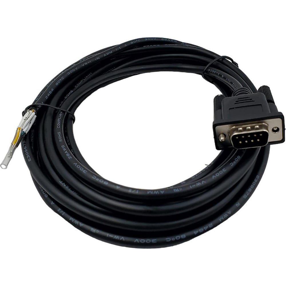 Computer Cable; Cable Type: Computer Cable; Data Cable ; Overall Length (Feet): 35 ; Connection Type: Serial Connector ; Overall Length: 35.00 ; Gender: Male ; Color: Black