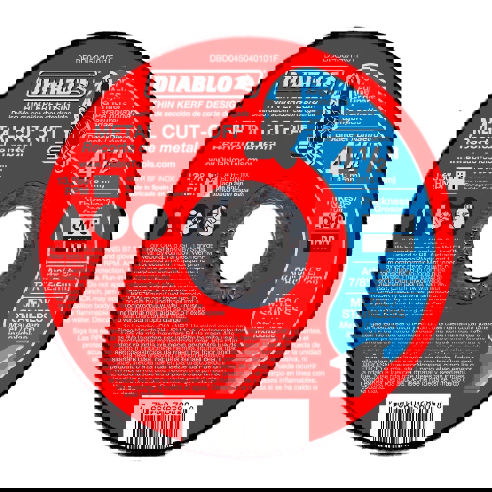 Cut-Off Wheel: Type 1 (01/41), 4-1/2