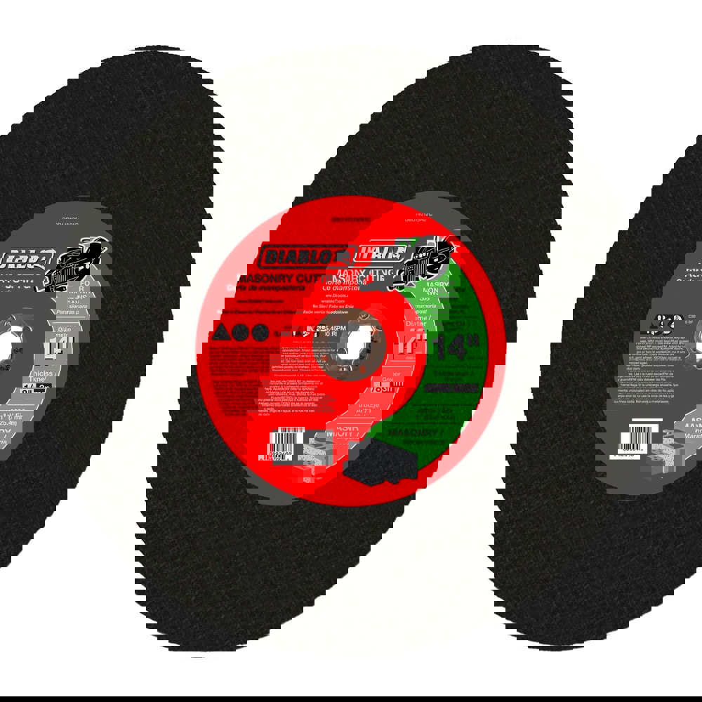 Cutoff Wheels; Wheel Diameter (Inch): 14 ; Wheel Thickness (Inch): 1/8 ; Hole Size (Inch): 1 ; Abrasive Material: Silicon Carbide ; Reinforced: Reinforced ; Grit: 30