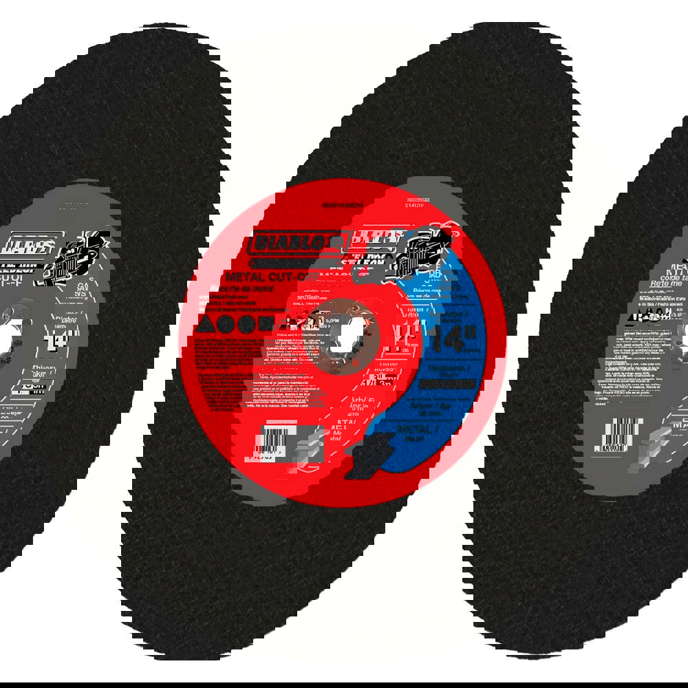 Cutoff Wheels; Wheel Diameter (Inch): 14 ; Wheel Thickness (Inch): 1/8 ; Hole Size: 20.00 ; Abrasive Material: Ceramic ; Reinforced: Reinforced ; Grit: 36