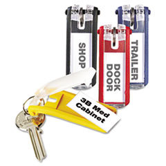 Durable Key Tags, Assorted Colors, 24/Pa