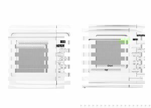 700 W Compact Microwave in White