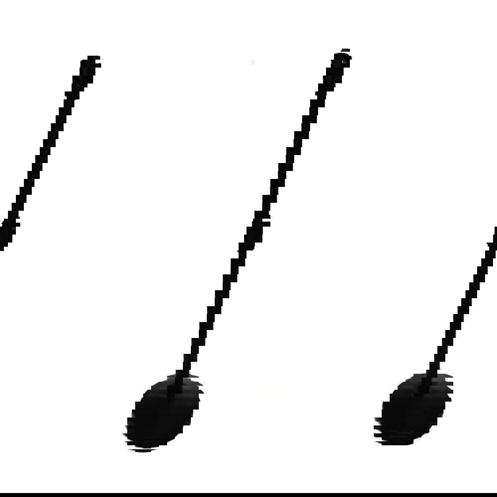 Retractable Belt Barrier Post: 7-1/2' Belt Length, Steel Post, Metal Base