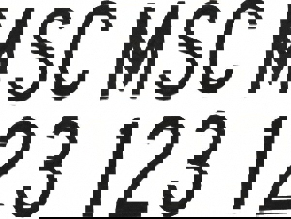 Number & Letter Label: 