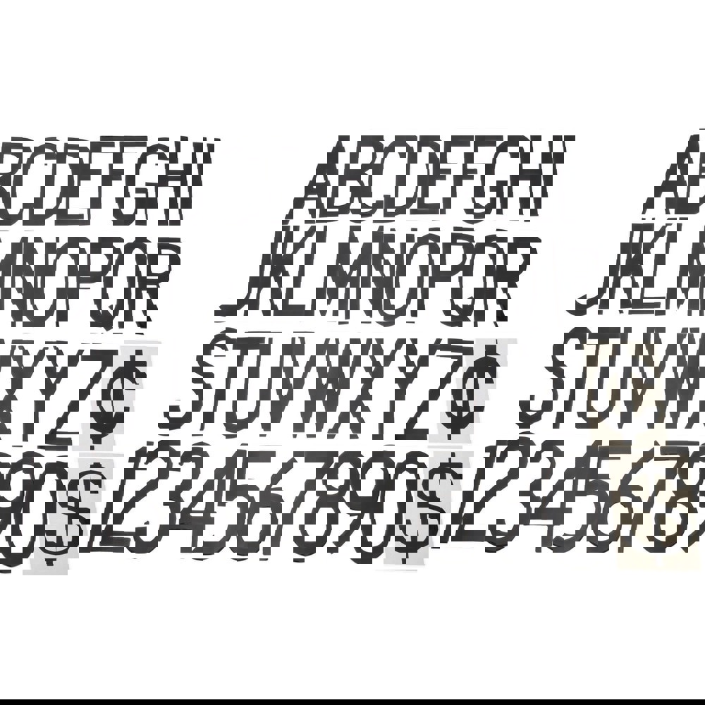 Number & Letter Label: 