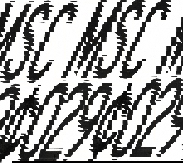 Number & Letter Label: 8