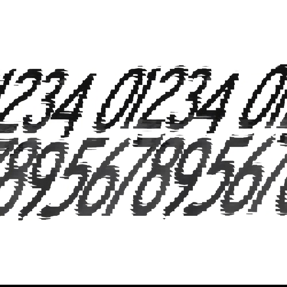 Number & Letter Label: 8