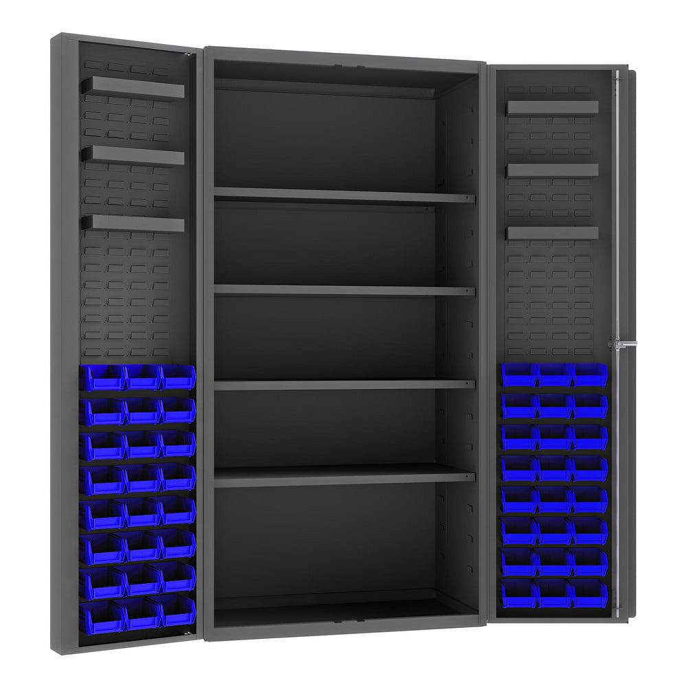 Storage Cabinets; Cabinet Type: Bin; Shelf; Door Shelf ; Cabinet Material: Steel ; Width (Inch): 36in ; Depth (Inch): 24in ; Cabinet Door Style: Louvered Panel ; Height (Inch): 72in