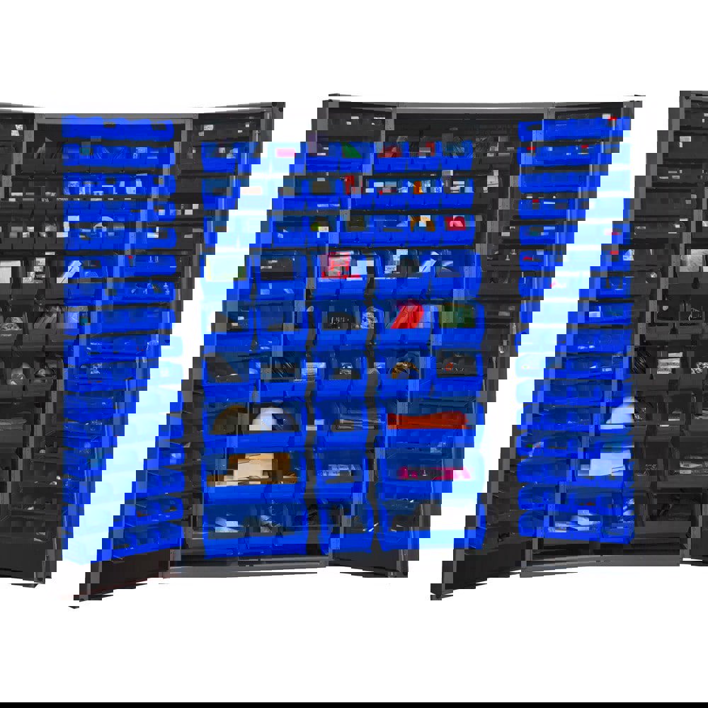 Bin Combination Lockable Storage & Welded Steel Storage Cabinet: 48