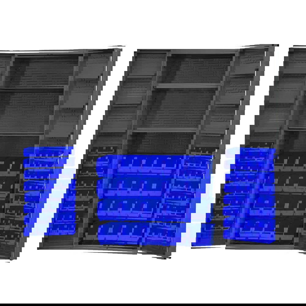 Bin Combination Lockable Storage & Welded Steel Storage Cabinet: 48