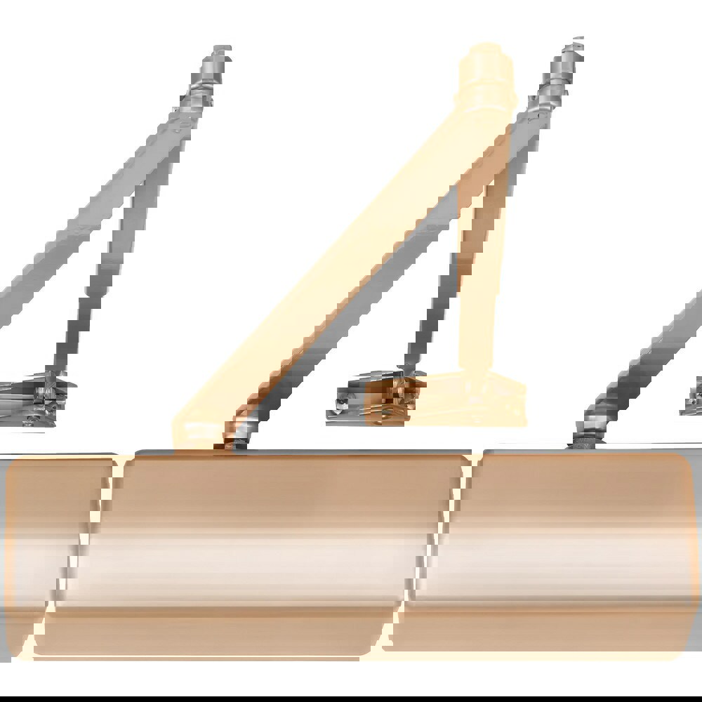 Manual Dampers; Damper Type: Door Closer ; Arm Type: Regular Arm ; Power Type: Hydraulic ; Housing Material: Plastic ; Closer Body Length: 11.6 (Decimal Inch); Arm Material: Forged Steel
