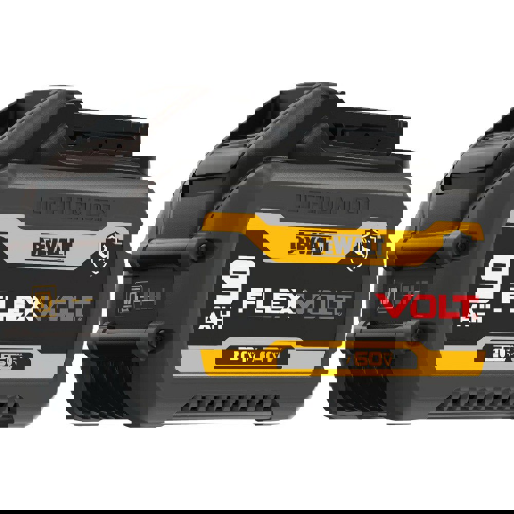 Power Tool Batteries; Battery Voltage: 60.00 ; Battery Chemistry: Lithium-ion ; Battery Capacity (Ah): 9.00 ; Battery Series: FLEXVOLT ; UNSPSC Code: 27112800
