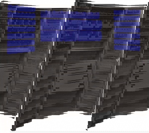 Bin Combination Lockable Storage & Welded Steel Storage Cabinet: 48