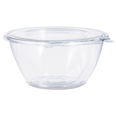 BOWL,32OZ,W/FLAT LID,CLR