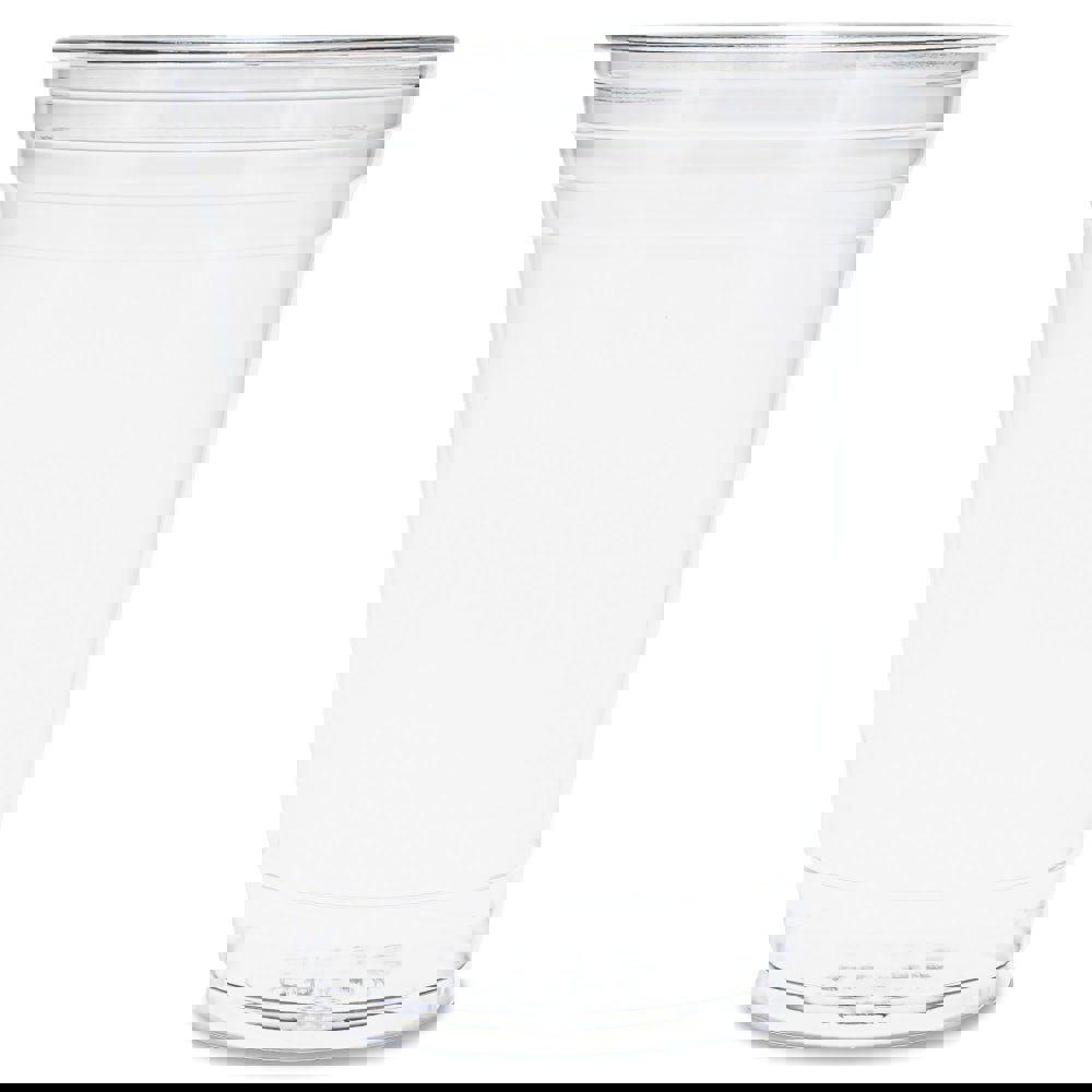 Pack of (20) 50 Pack Cases Ultra Clear Cups, Squat, 16-18 oz, PET, 50/Bag, 1000/Carton