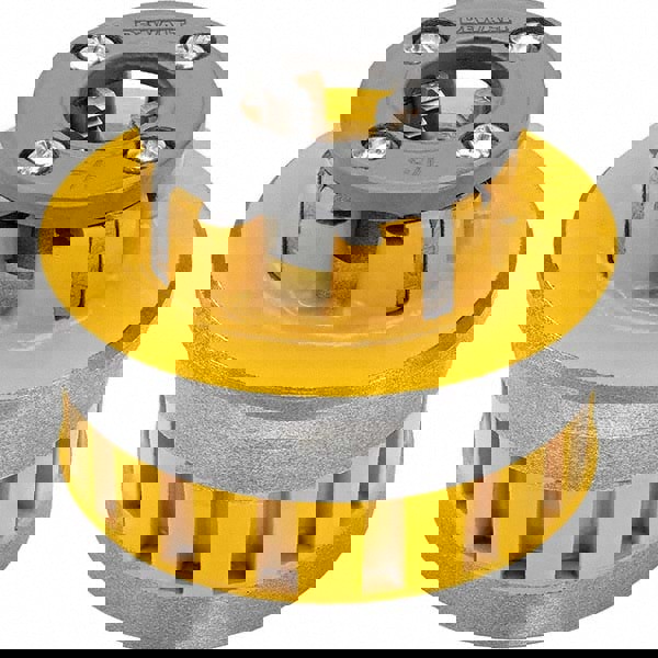 Pipe Threader Die Heads; For Pipe Size: 1/2 in ; Thread Type: NPT ; Thread Direction: Right Hand ; Material: High-Speed Steel ; For Use With: DCE700 FLEXVOLT 60V MAX Cordless Pipe Threader ; UNSPSC Code: 27112800