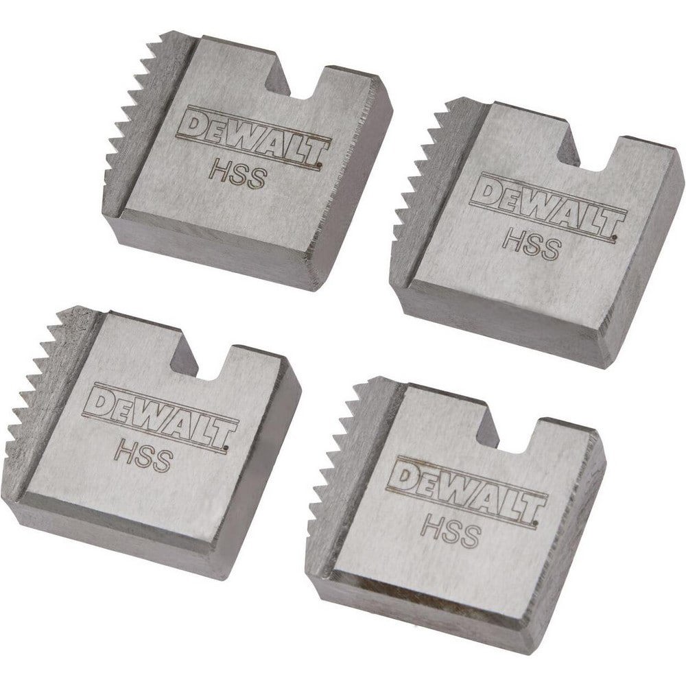 Pipe Threader Dies; Thread Size: 1-1/2-11-1/2 ; Thread Direction: Right Hand ; Thread Standard: NPT ; Material: Steel ; Threads per Inch: 12 ; UNSPSC Code: 27112805