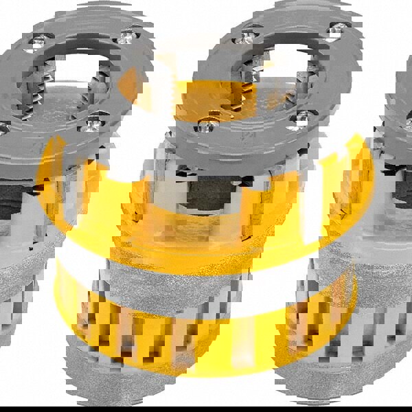 Pipe Threader Die Heads; For Pipe Size: 1-1/4 in ; Thread Type: NPT ; Thread Direction: Right Hand ; Material: High-Speed Steel ; For Use With: DCE700 FLEXVOLT 60V MAX Cordless Pipe Threader ; UNSPSC Code: 27112800