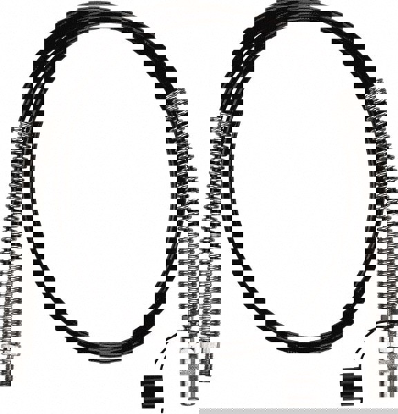 2' Long, 10,000 psi Operating Pressure, Rubber Grease Gun Hose