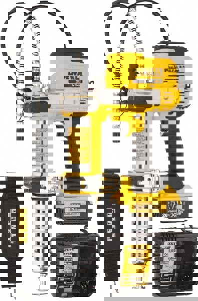 Battery Powered Grease Gun: 10,000 psi Max, 16 oz Cartridge