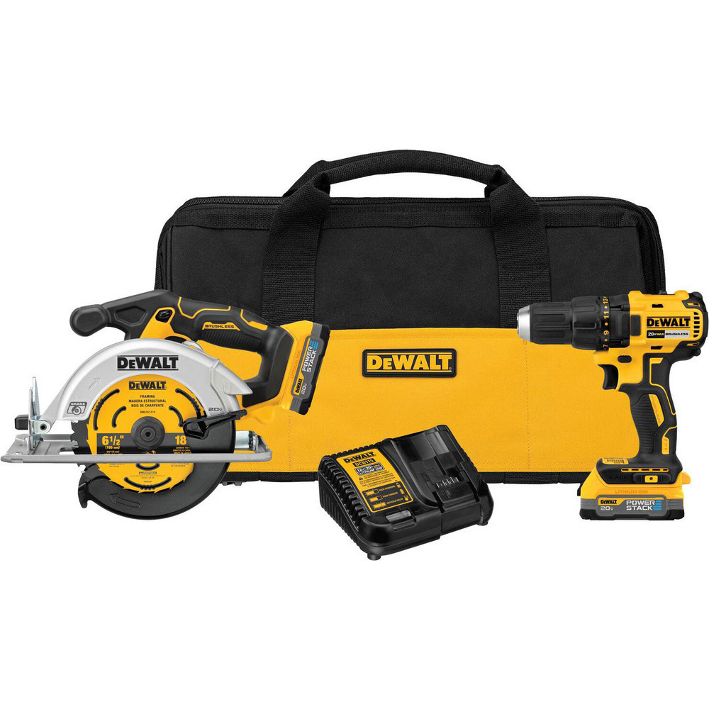 Cordless Tool Combination Kits; Kit Type: 20 Volt Cordless Tool Combination ; Tools: Circular Saw; Drill ; Voltage: 20.00 ; Batteries Included: Yes ; Battery Chemistry: Lithium-ion ; Battery Series: 20V MAX*