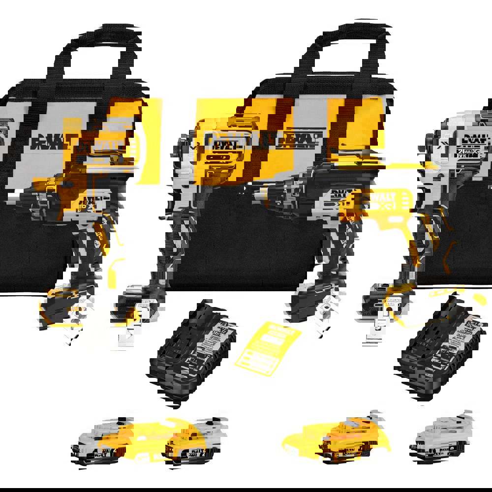 Cordless Screwdrivers; Handle Type: Pistol Grip ; Voltage: 20.00 ; Speed (RPM): 4800 ; Batteries Included: Yes ; Battery Chemistry: Lithium-ion ; Battery Replacement Number: DCB203