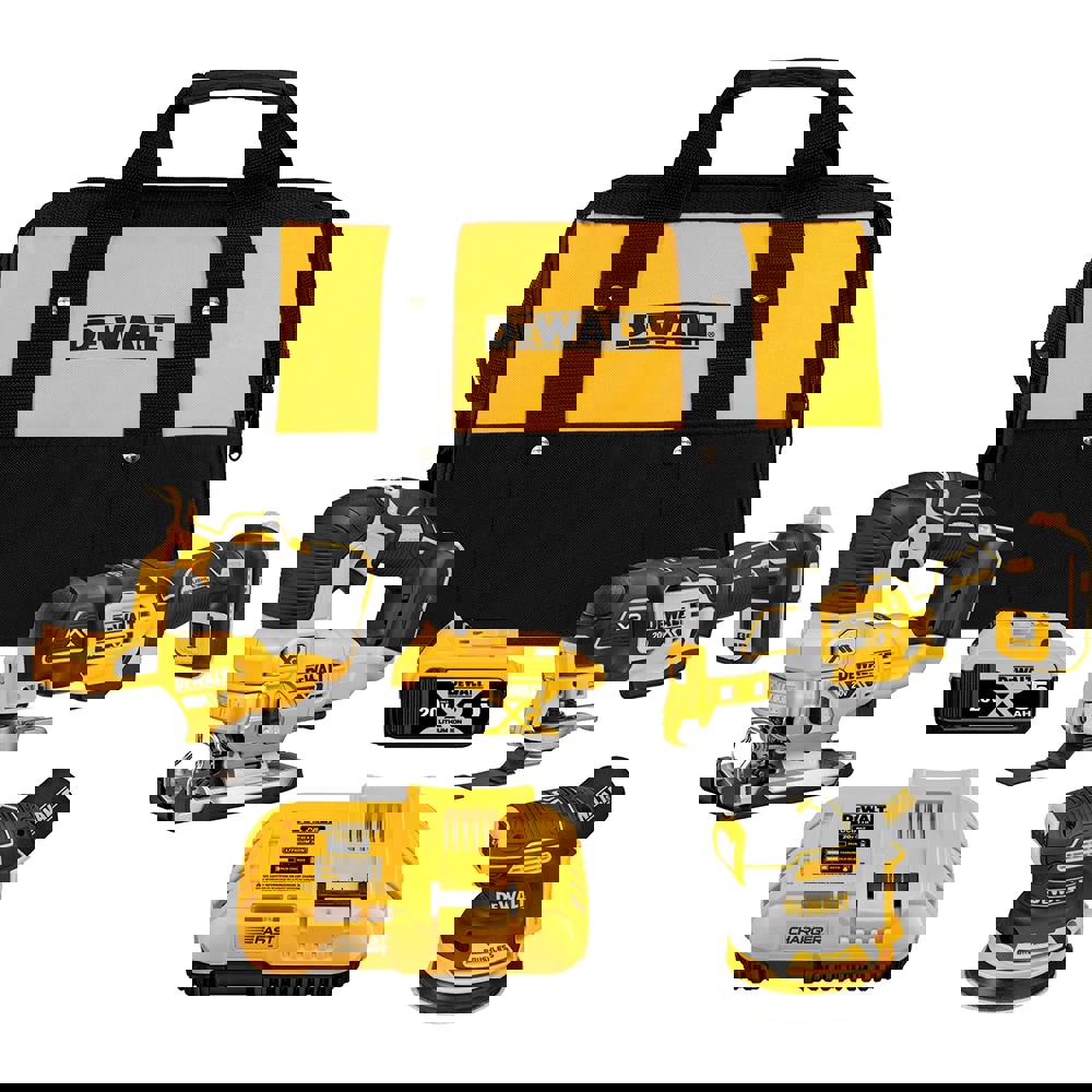 20.00 Volt Cordless Tool Combination Kit