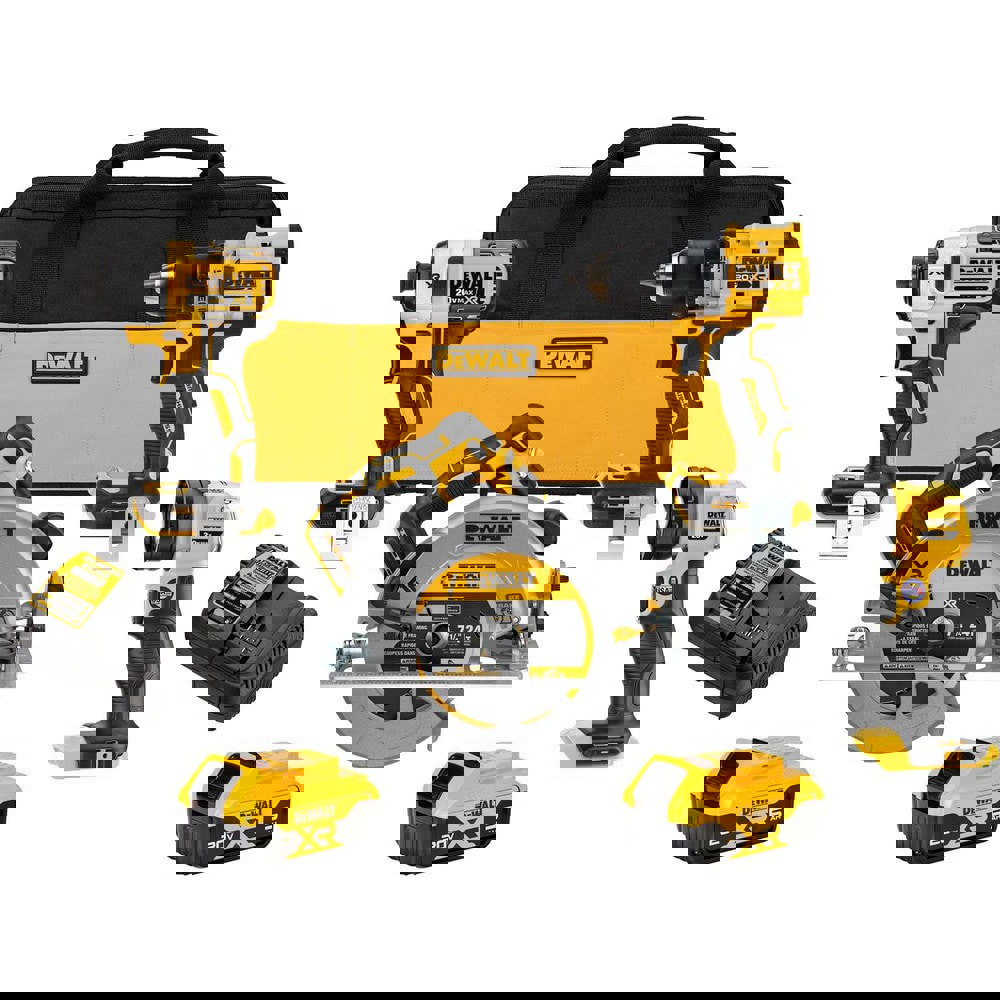 Cordless Tool Combination Kits; Kit Type: 20 Volt Cordless Tool Combination ; Tools: Impact Driver; Circular Saw; Work Light ; Voltage: 20.00 ; Batteries Included: Yes ; Battery Chemistry: Lithium-ion ; Battery Series: 20V MAX*