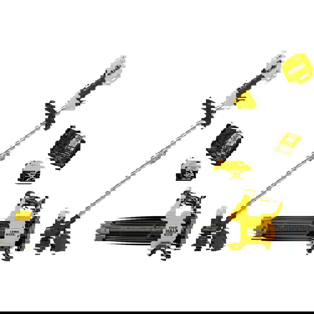 Cordless Tool Combination Kits; Kit Type: String Trimmer & Blower ; Tools: Blower ; Voltage: 20.00 ; Batteries Included: Yes ; Battery Chemistry: Lithium-ion ; Battery Series: 20V MAX*