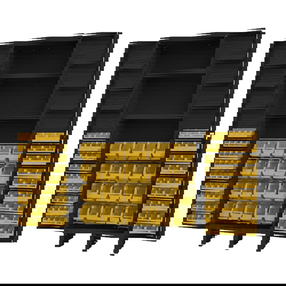 Storage Cabinets; Cabinet Type: Bin Cabinet ; Cabinet Material: Steel ; Width (Inch): 24-9/16 ; Depth (Inch): 48 ; Cabinet Door Style: Deep Shelf ; Height (Inch): 78