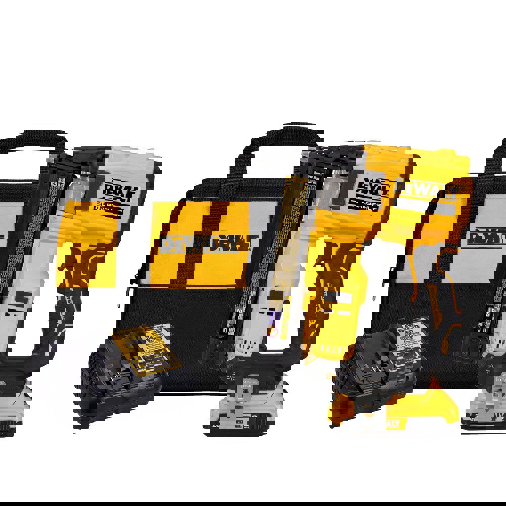 Cordless Finish Nailer: 20V, 5/8 to 1-1/2