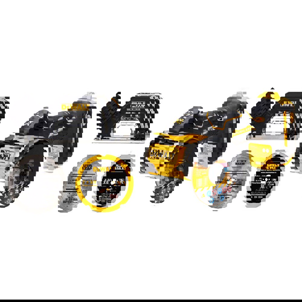 Cut-Off Tools & Cut-Off-Grinder Tools; Wheel Diameter: 3 in; Handle Type: Straight; Voltage: 20.00; Brushless Motor: Yes; Switch Type: Trigger; Handle Type: Straight; Batteries Included: No; Number Of Batteries: 0; Overall Length: 11.00; Includes: (1) 7/1