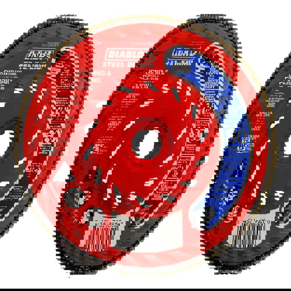 Flap Discs; Disc Diameter: 4-1/2 ; Center Hole Thread Size: 5/8-11 ; Flap Disc Type: Type 29 ; Grit: 80 ; Grade: Medium ; Attachment Type: Threaded Arbor Hole