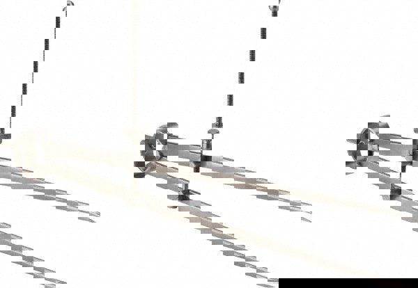 12 Inch Leg, Spring Joint, Steel, Polished, Divider