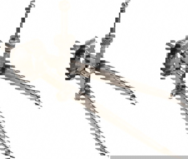 4 Inch Leg, Spring Joint, Steel, Polished, Divider