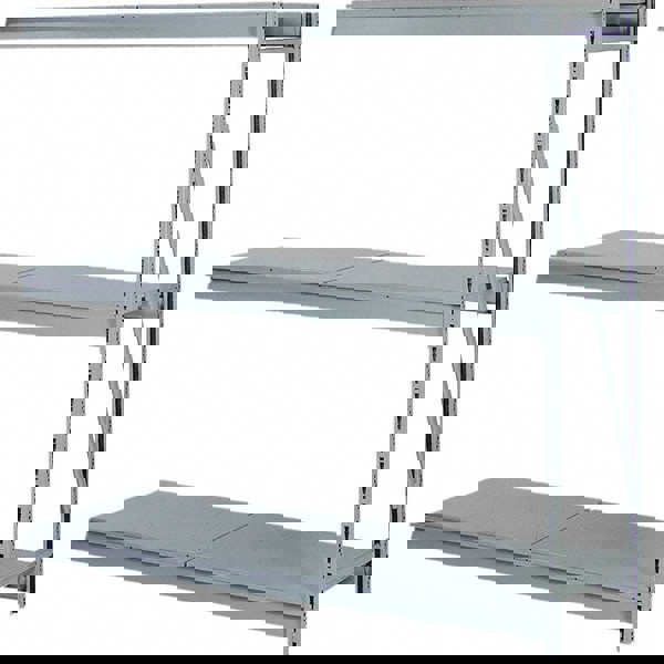 Bulk Storage Rack: 1,900 lb per Shelf, 3