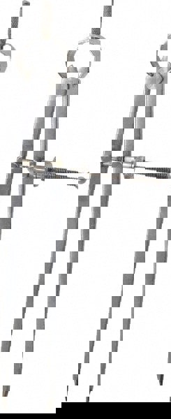 8 Inch Leg, Spring Joint, Steel, Polished, Divider