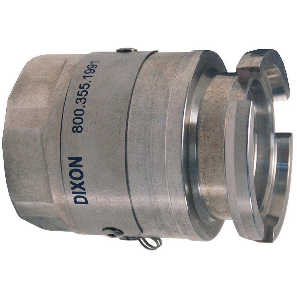Reusable Hose Fittings; Type: Adapter ; Thread Size: 1 in ; Material: Aluminum ; Thread Standard: NPT ; Connection Type: Threaded ; UNSPSC Code: 40141734