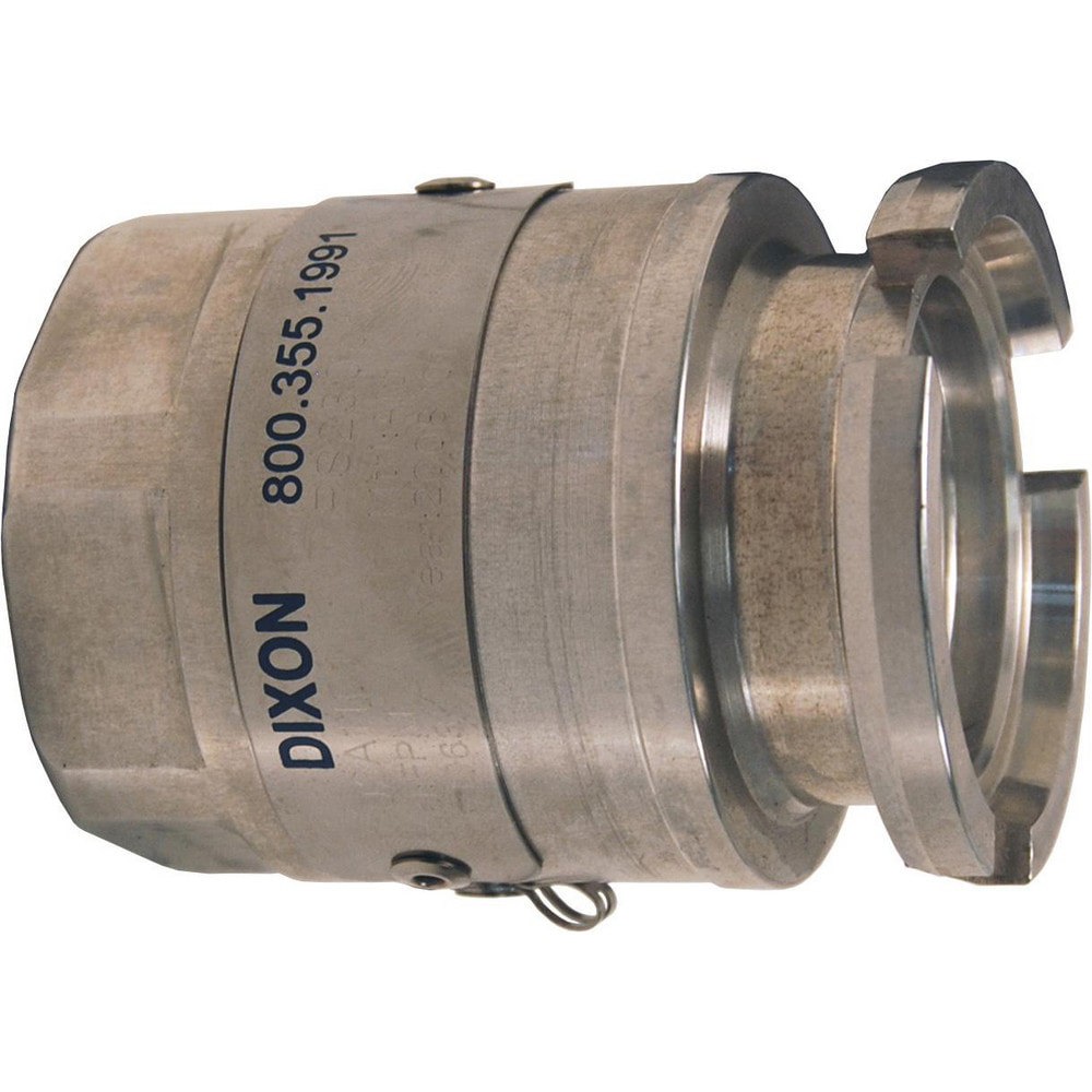 Reusable Hose Fittings; Type: Adapter ; Thread Size: 2 in ; Material: Aluminum ; Thread Standard: NPT ; Connection Type: Threaded ; UNSPSC Code: 40141734