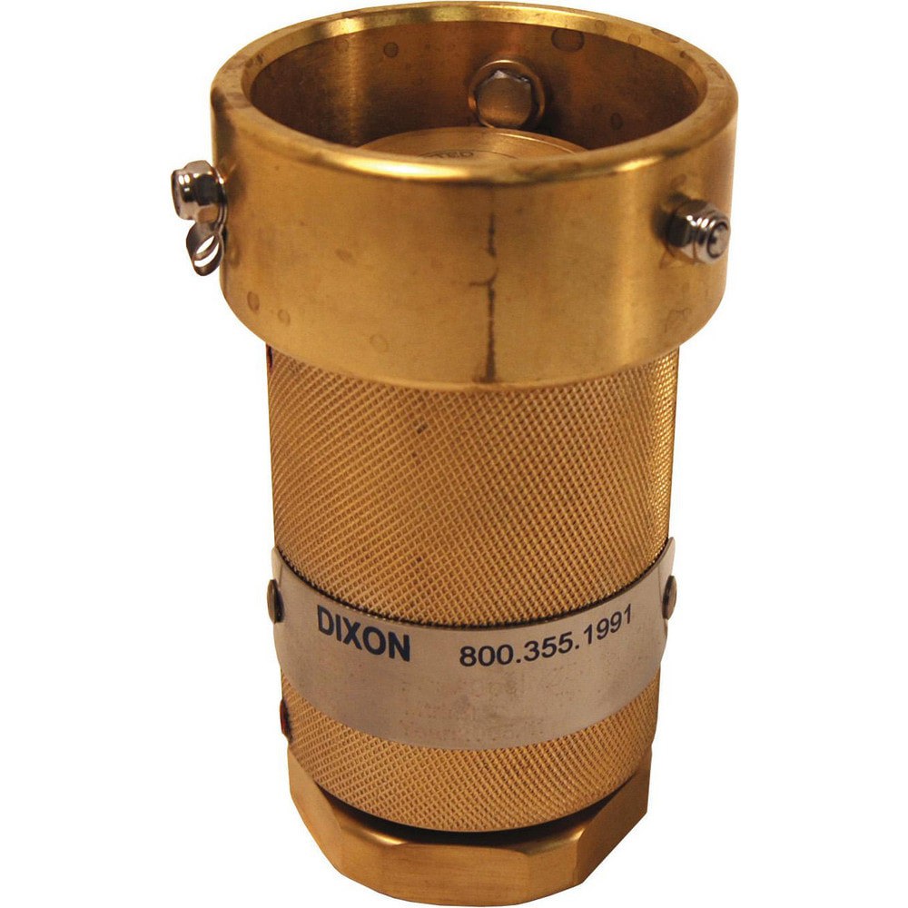 Reusable Hose Fittings; Type: Coupler ; Thread Size: 1 in ; Material: Brass ; Thread Standard: NPT ; Connection Type: Threaded ; UNSPSC Code: 40141734