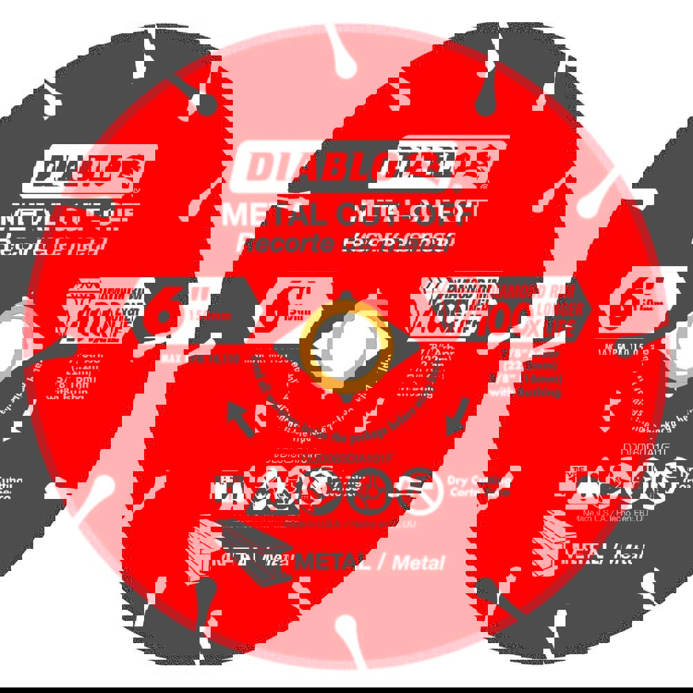 Wet & Dry Cut Saw Blade: 6