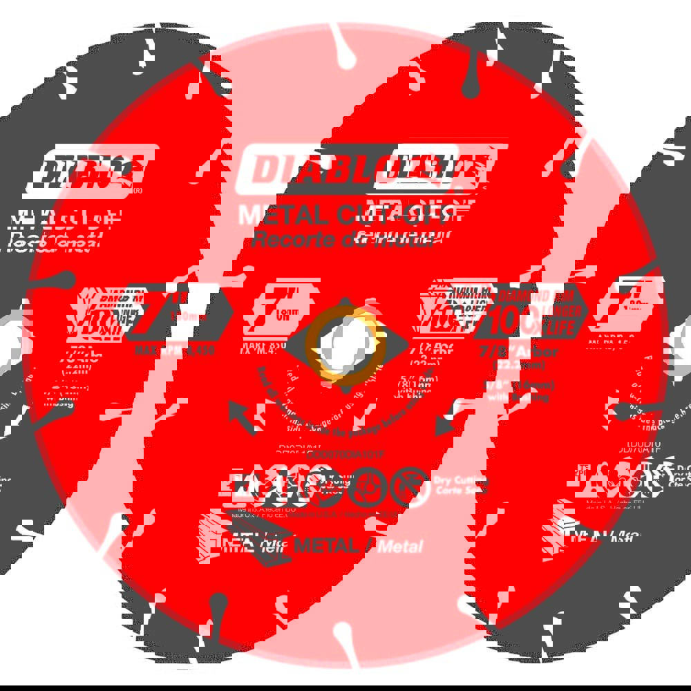 Wet & Dry Cut Saw Blade: 7