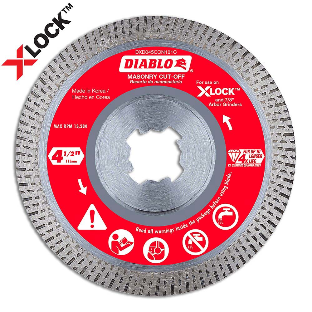 Wet & Dry Cut Saw Blade: 4-1/2