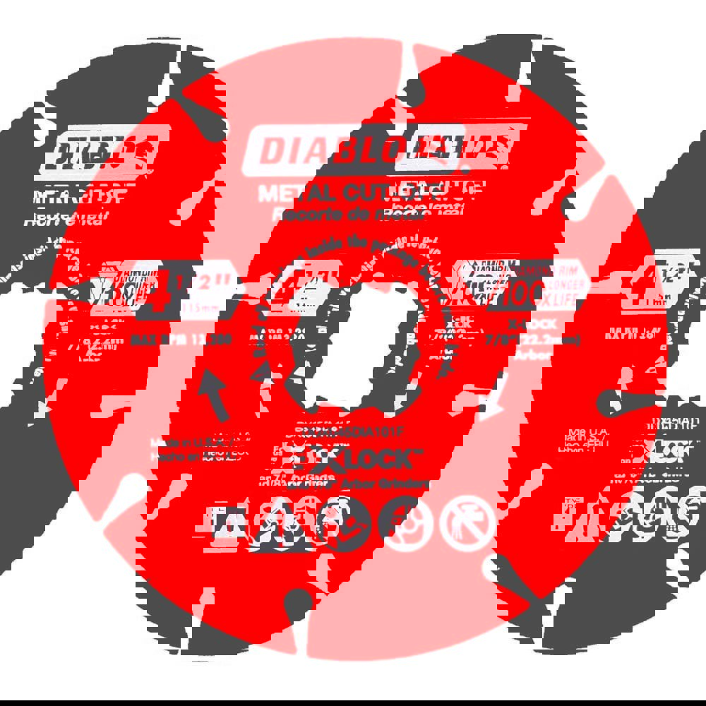 Wet & Dry Cut Saw Blade: 4-1/2