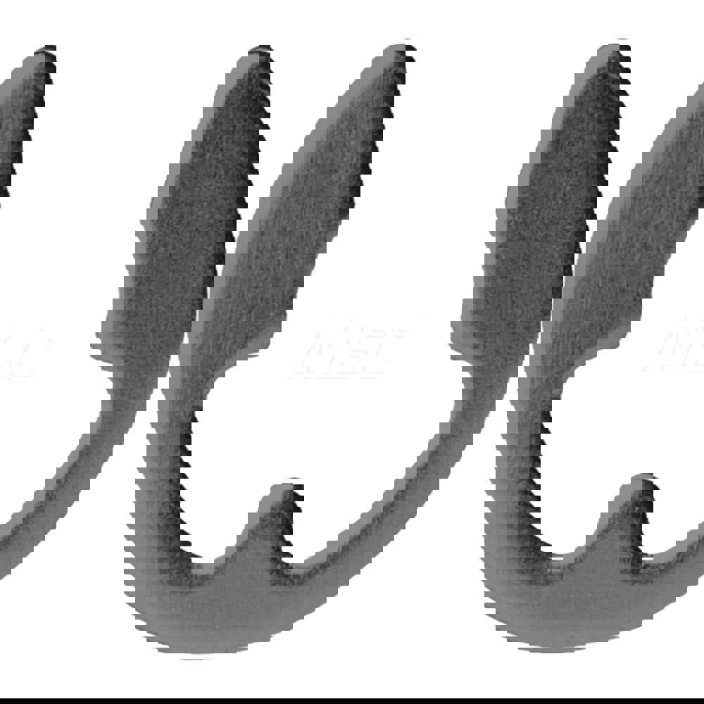 External E Style Retaining Ring: 1.9 mm Groove Dia, 2.5 to 3 mm Shaft Dia, 1060-1090 Spring Steel, Phosphate Finish